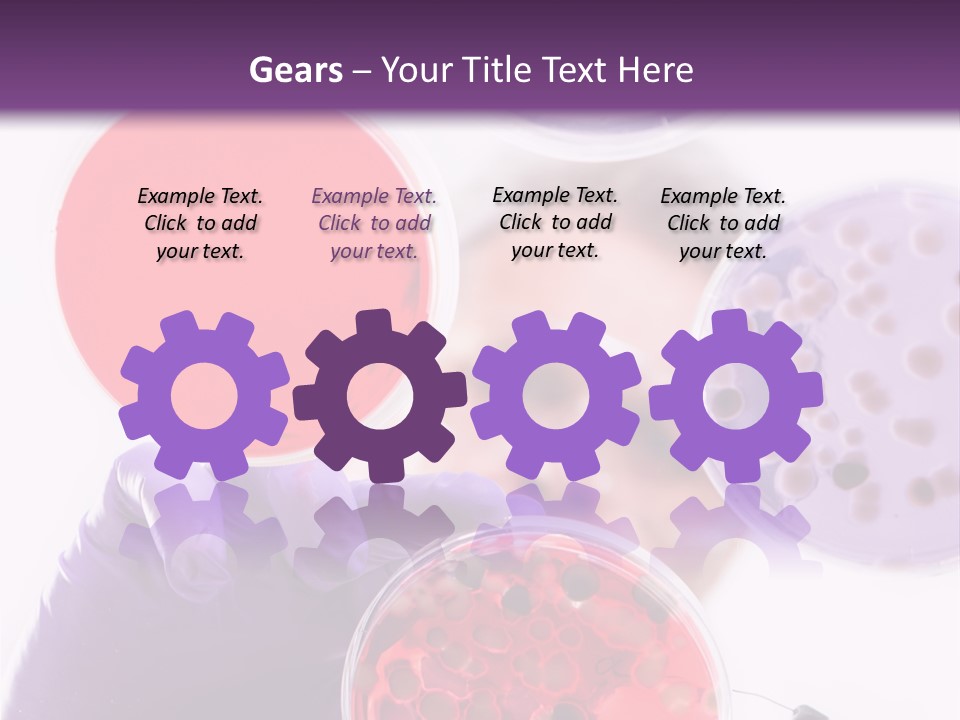 A Man In A Lab Coat Holding A Red Substance PowerPoint Template