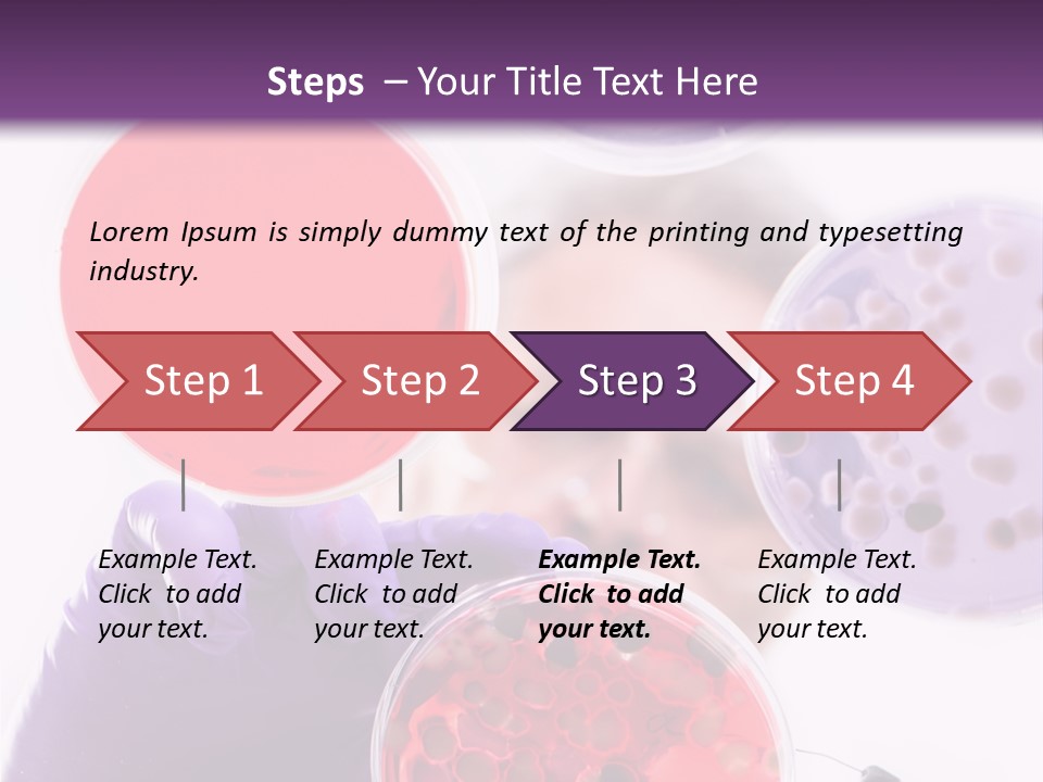 A Man In A Lab Coat Holding A Red Substance PowerPoint Template