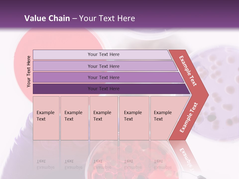 A Man In A Lab Coat Holding A Red Substance PowerPoint Template