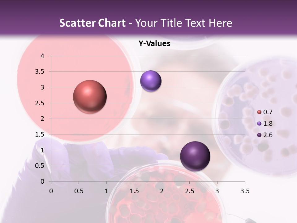 A Man In A Lab Coat Holding A Red Substance PowerPoint Template