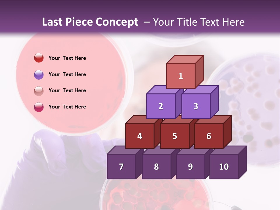 A Man In A Lab Coat Holding A Red Substance PowerPoint Template
