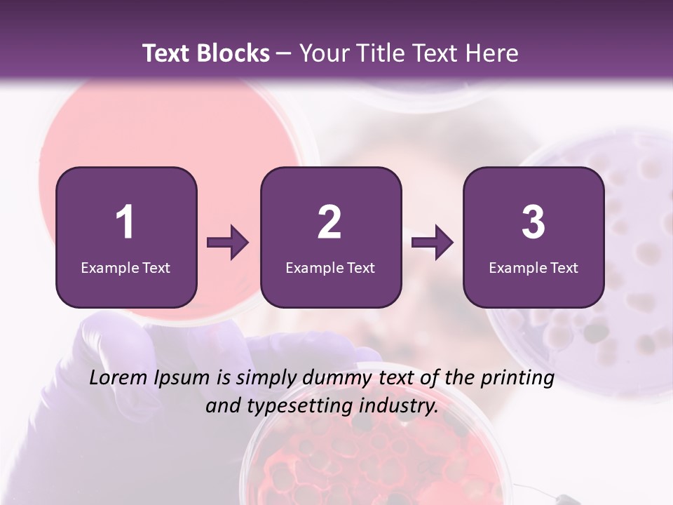 A Man In A Lab Coat Holding A Red Substance PowerPoint Template