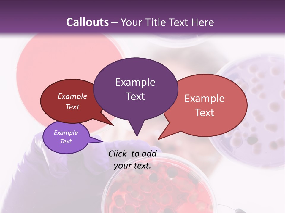 A Man In A Lab Coat Holding A Red Substance PowerPoint Template