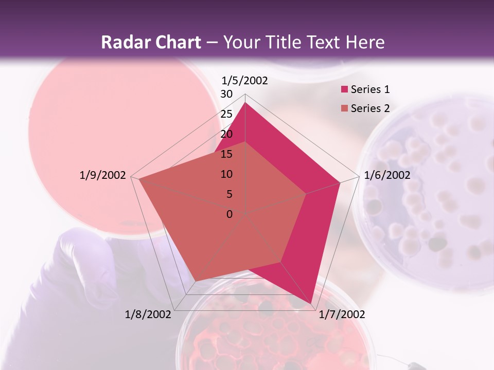 A Man In A Lab Coat Holding A Red Substance PowerPoint Template