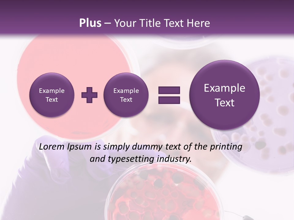 A Man In A Lab Coat Holding A Red Substance PowerPoint Template
