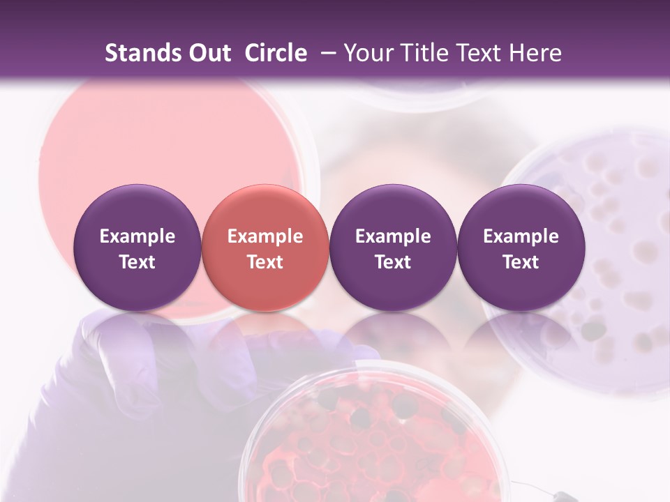 A Man In A Lab Coat Holding A Red Substance PowerPoint Template