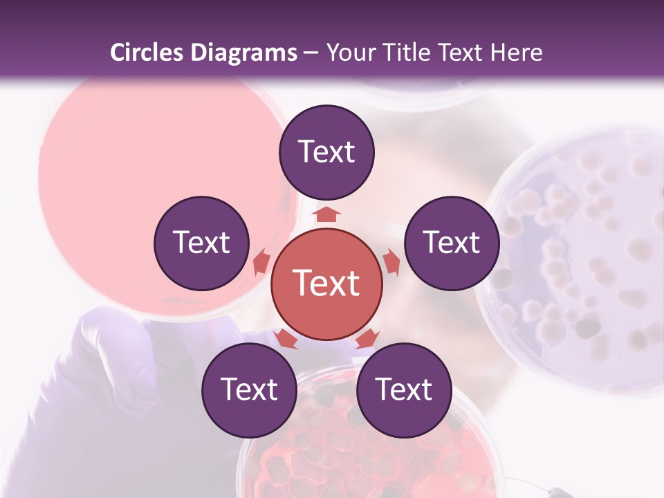 A Man In A Lab Coat Holding A Red Substance PowerPoint Template