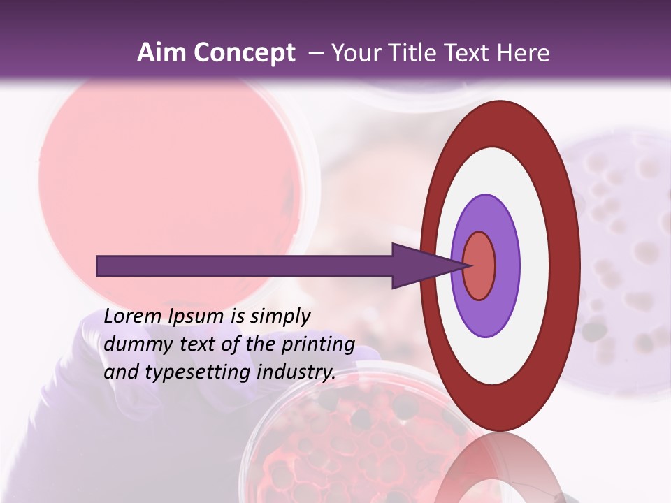 A Man In A Lab Coat Holding A Red Substance PowerPoint Template