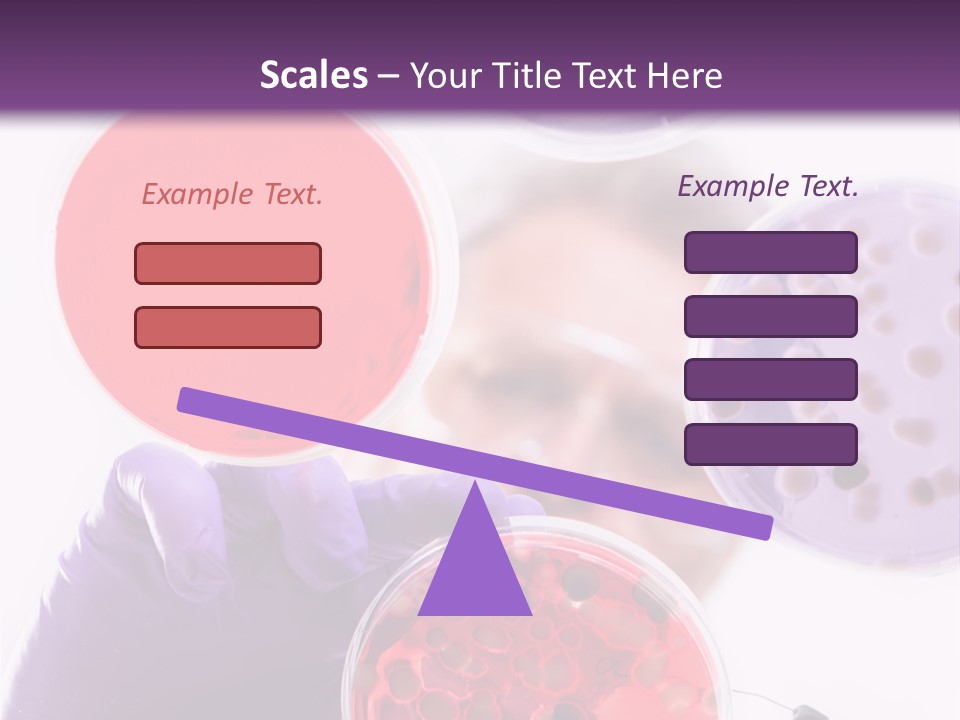 A Man In A Lab Coat Holding A Red Substance PowerPoint Template