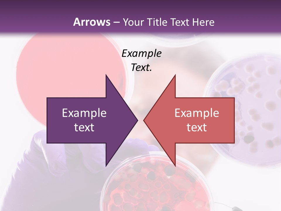 A Man In A Lab Coat Holding A Red Substance PowerPoint Template