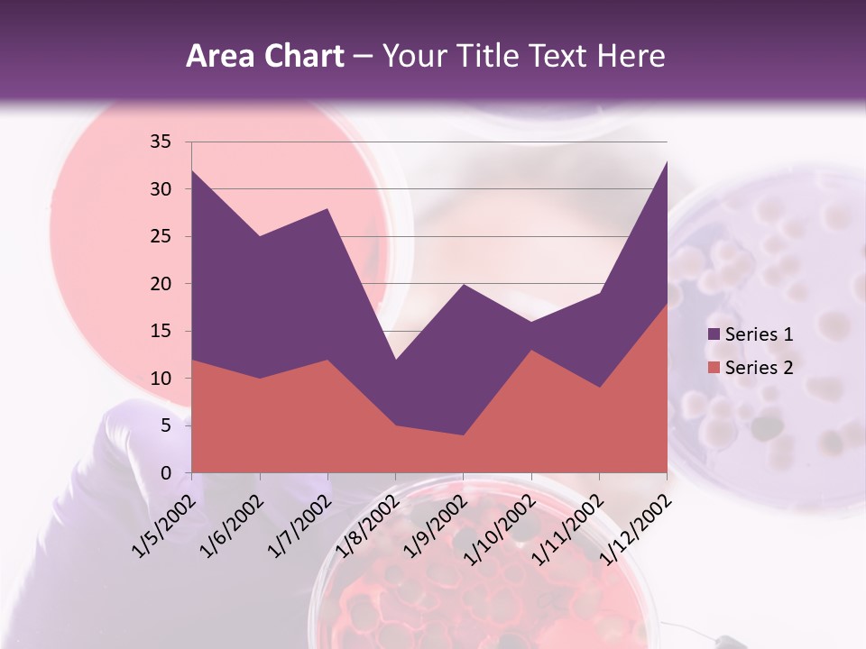 A Man In A Lab Coat Holding A Red Substance PowerPoint Template