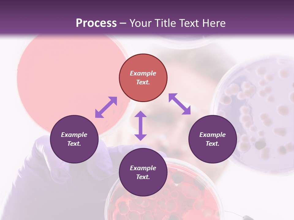 A Man In A Lab Coat Holding A Red Substance PowerPoint Template