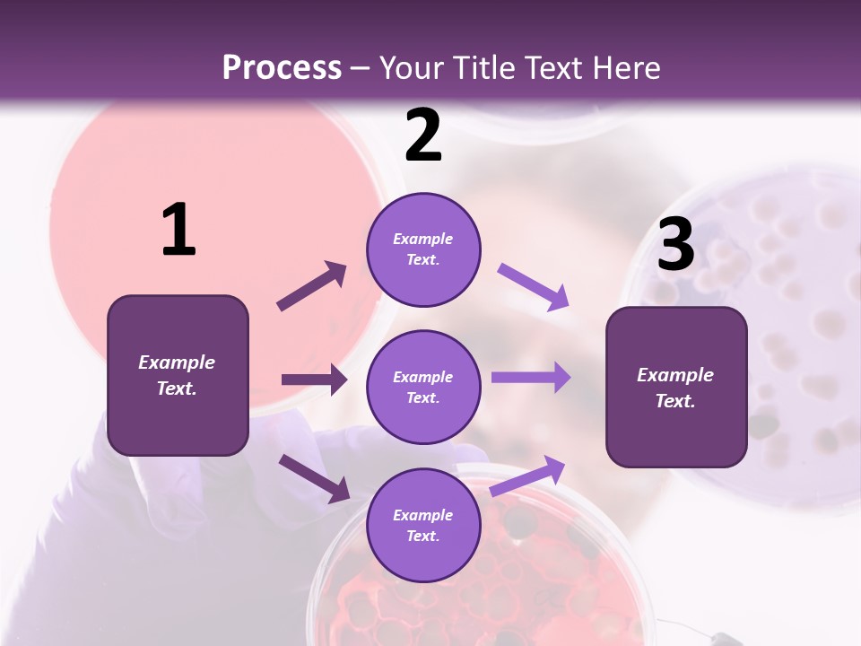 A Man In A Lab Coat Holding A Red Substance PowerPoint Template