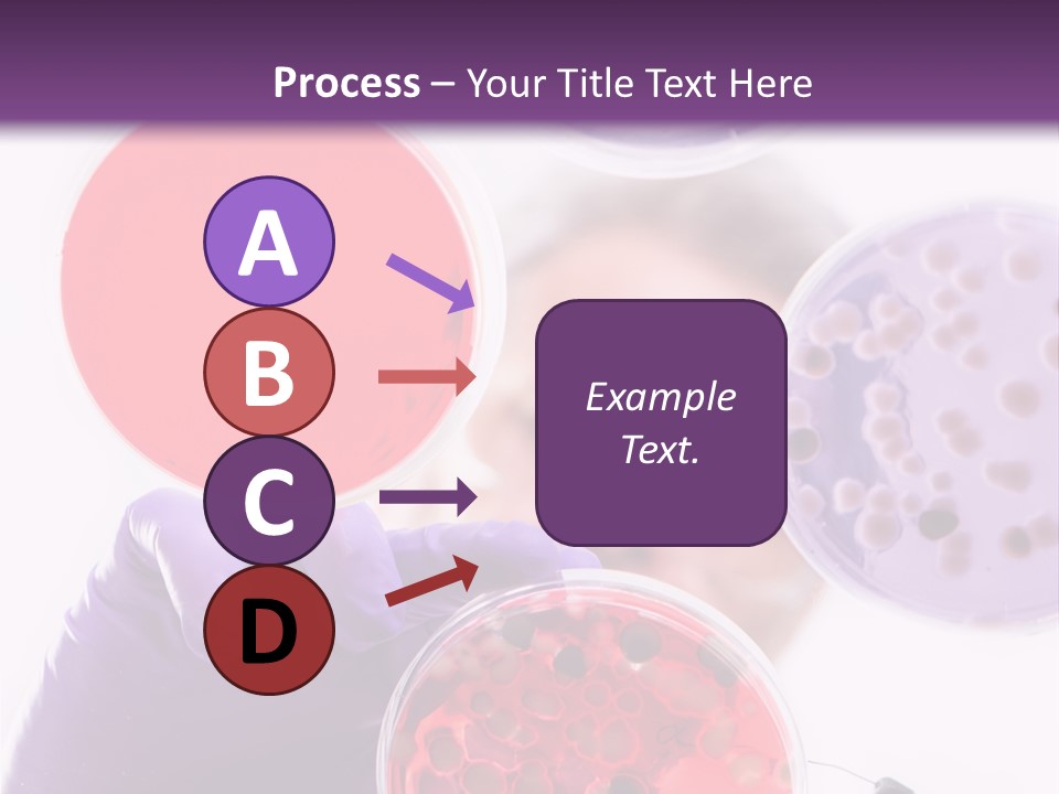 A Man In A Lab Coat Holding A Red Substance PowerPoint Template