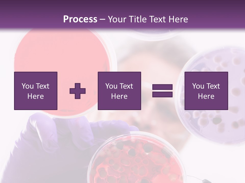 A Man In A Lab Coat Holding A Red Substance PowerPoint Template