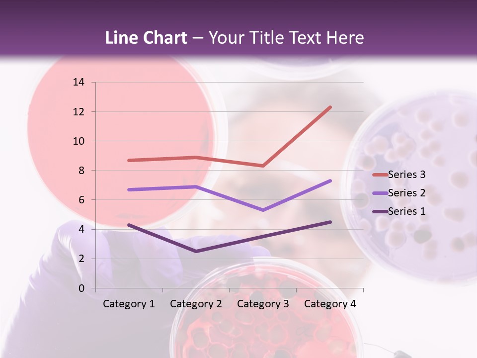 A Man In A Lab Coat Holding A Red Substance PowerPoint Template