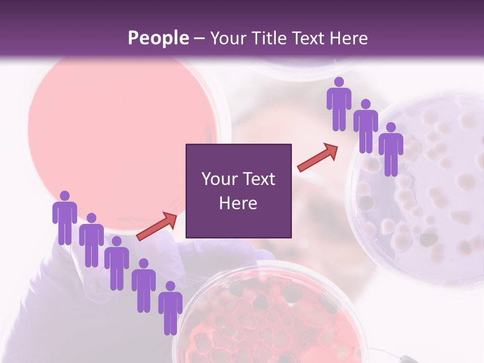 A Man In A Lab Coat Holding A Red Substance PowerPoint Template