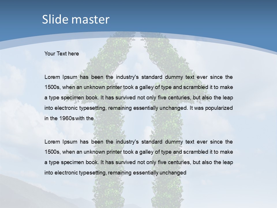 Graphics Businesspeople Guy PowerPoint Template