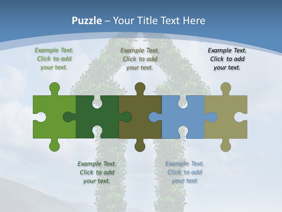 Graphics Businesspeople Guy PowerPoint Template