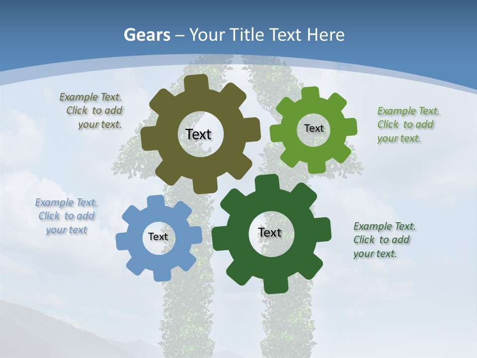 Graphics Businesspeople Guy PowerPoint Template