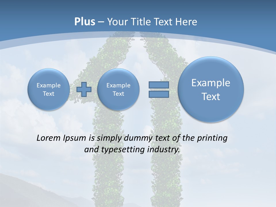 Graphics Businesspeople Guy PowerPoint Template