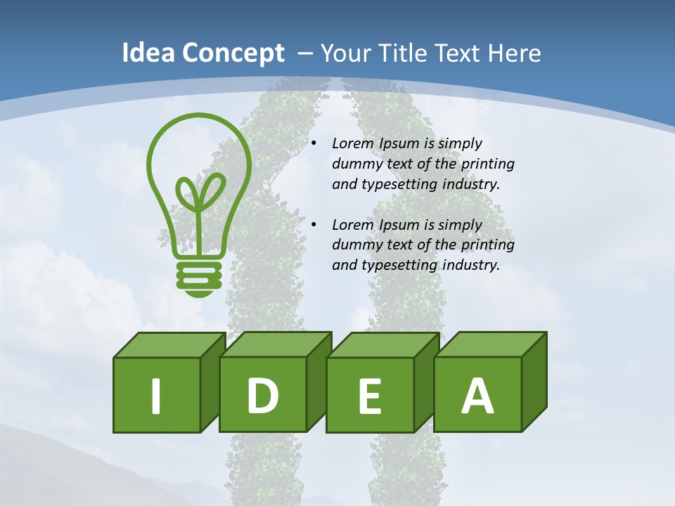 Graphics Businesspeople Guy PowerPoint Template