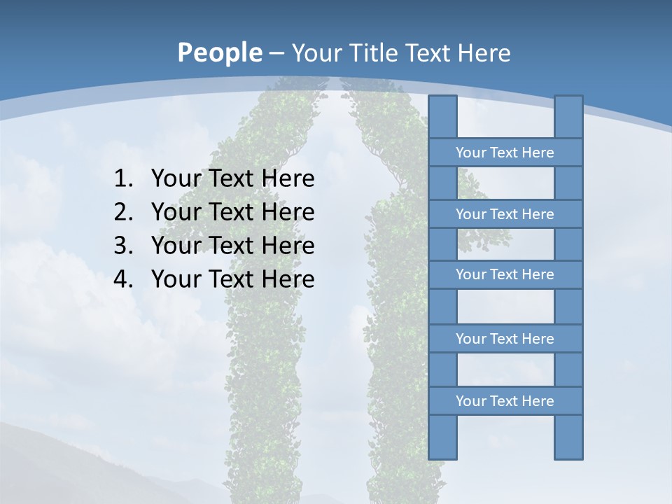 Graphics Businesspeople Guy PowerPoint Template