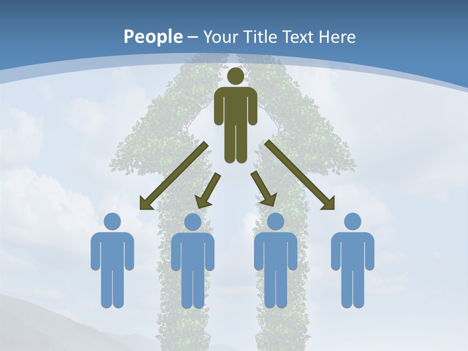 Graphics Businesspeople Guy PowerPoint Template