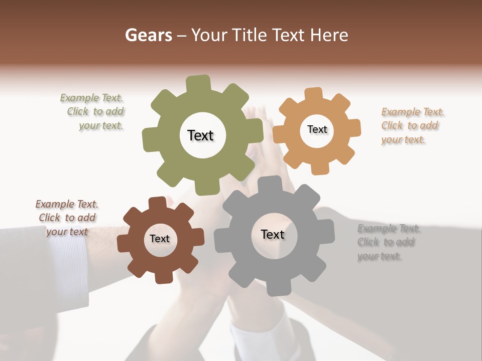 Achievement Partnership Dedication PowerPoint Template