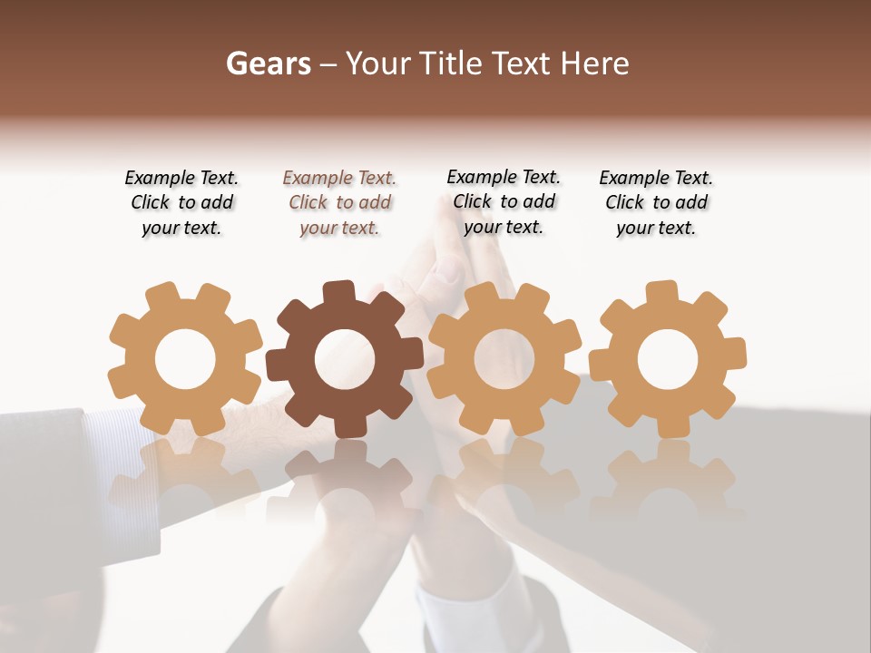 Achievement Partnership Dedication PowerPoint Template