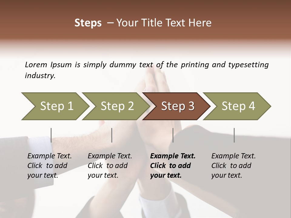 Achievement Partnership Dedication PowerPoint Template