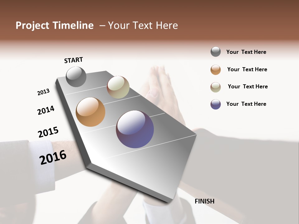 Achievement Partnership Dedication PowerPoint Template