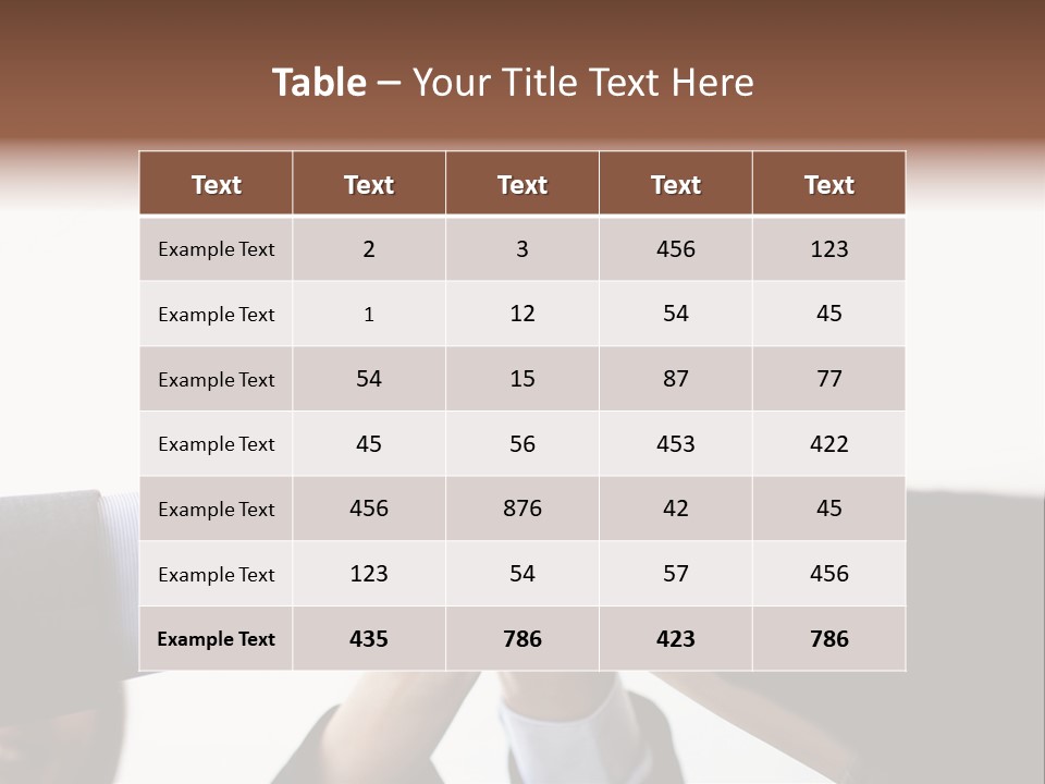 Achievement Partnership Dedication PowerPoint Template