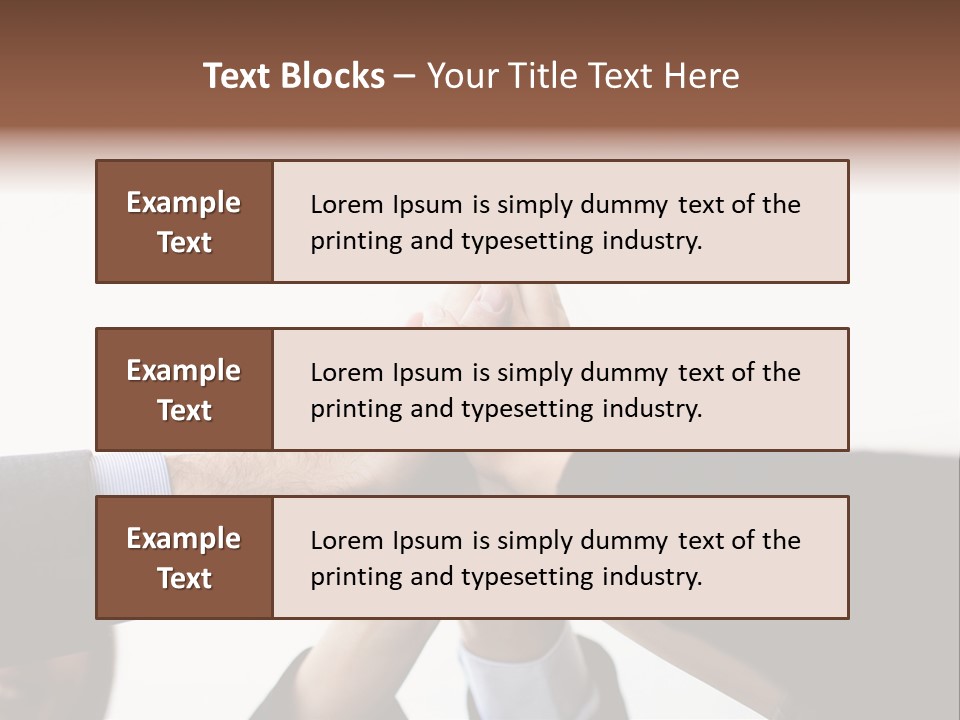 Achievement Partnership Dedication PowerPoint Template
