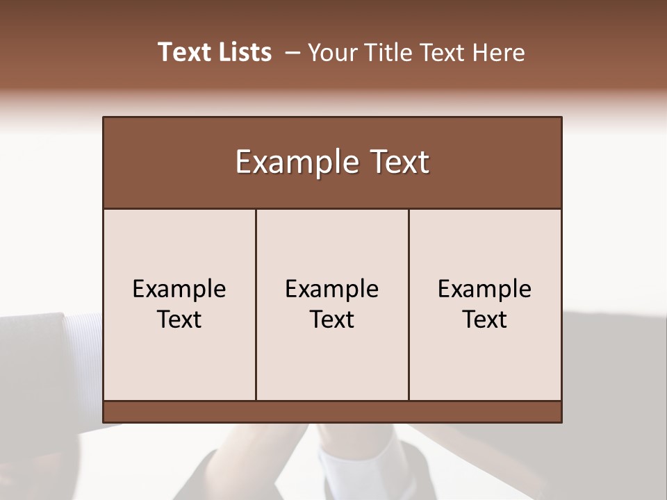 Achievement Partnership Dedication PowerPoint Template