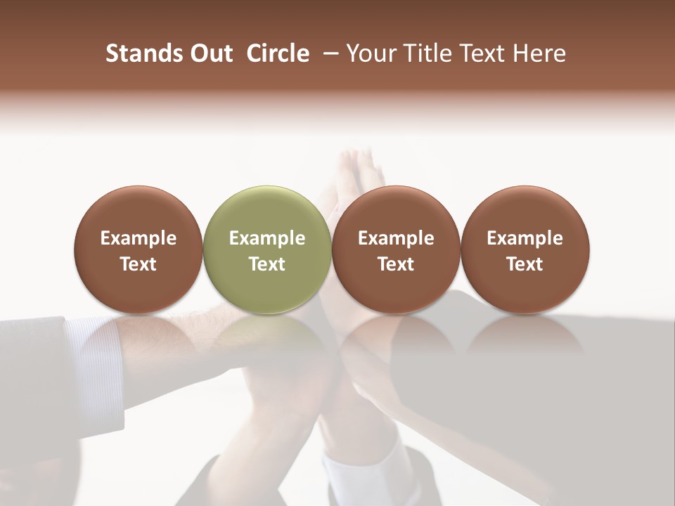 Achievement Partnership Dedication PowerPoint Template