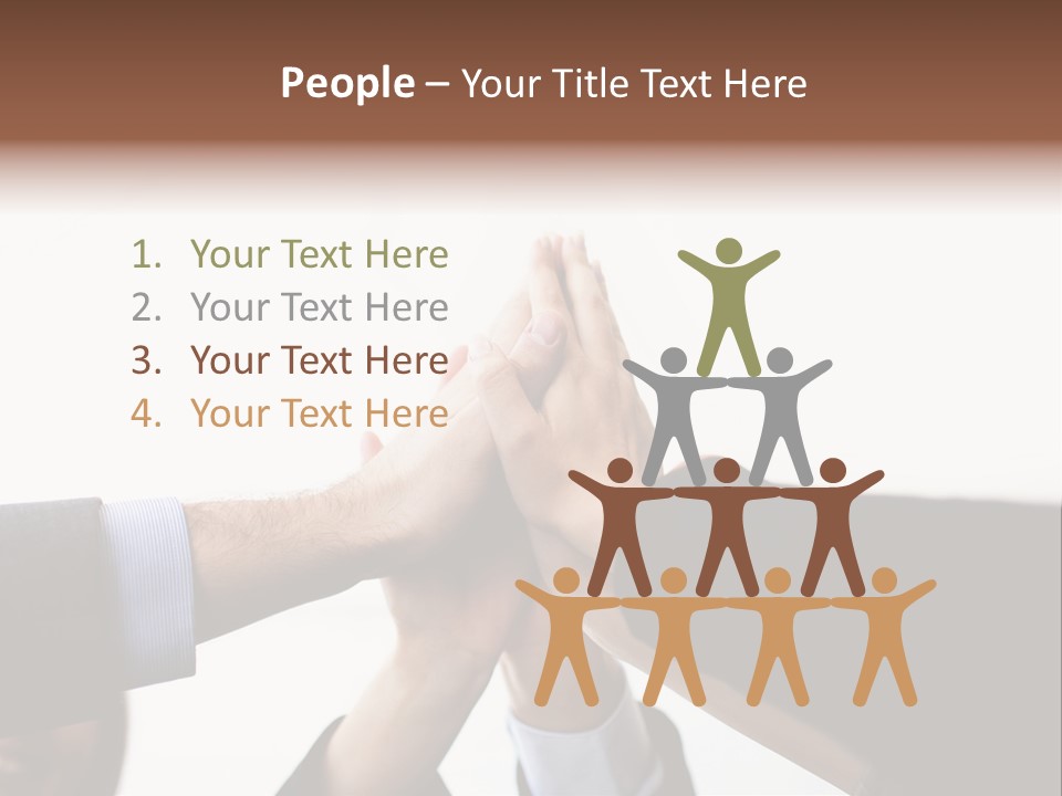 Achievement Partnership Dedication PowerPoint Template