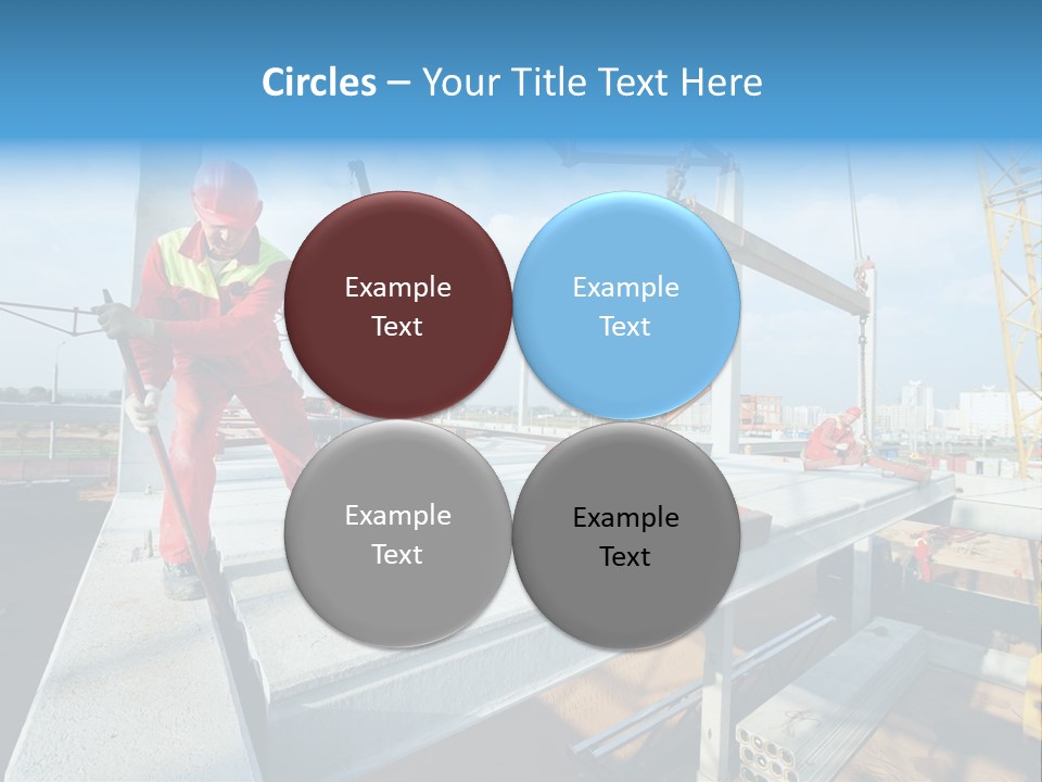 Technology Labourer Frame PowerPoint Template