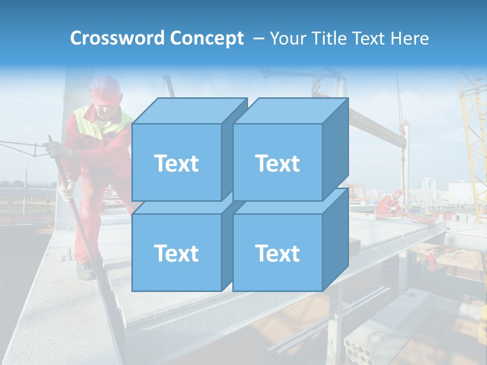 Technology Labourer Frame PowerPoint Template