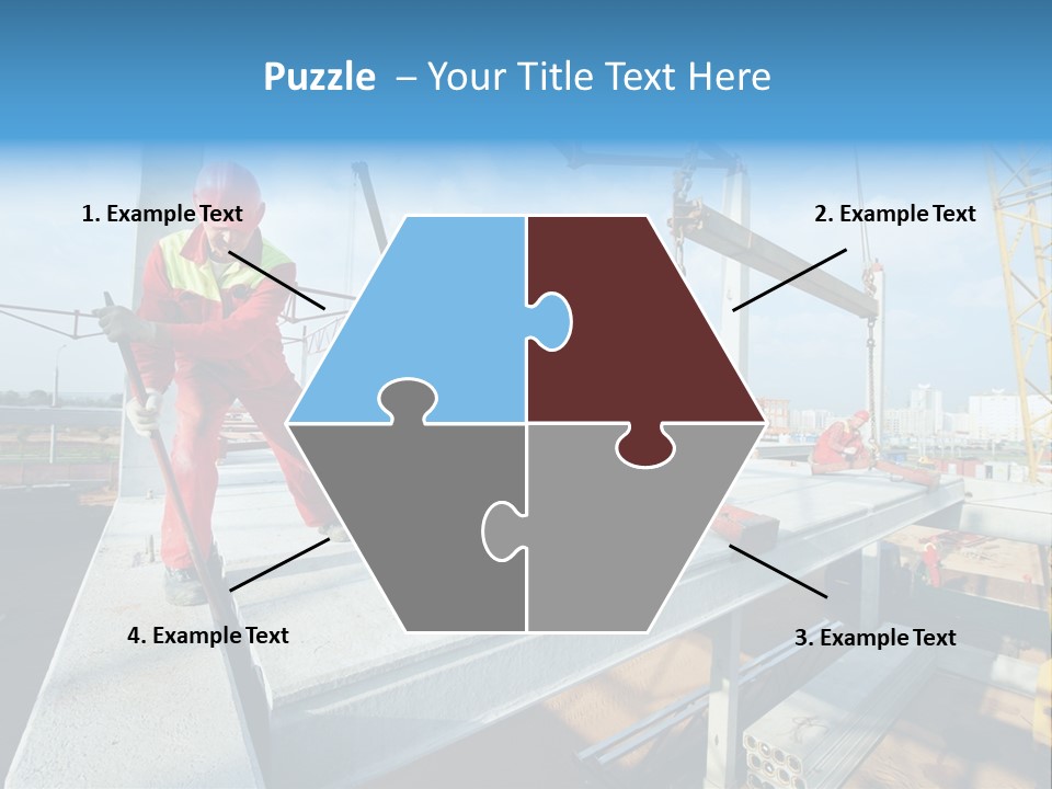 Technology Labourer Frame PowerPoint Template