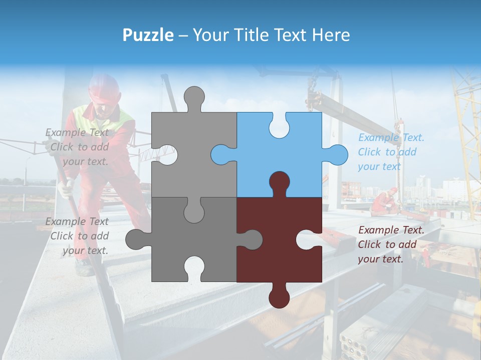 Technology Labourer Frame PowerPoint Template