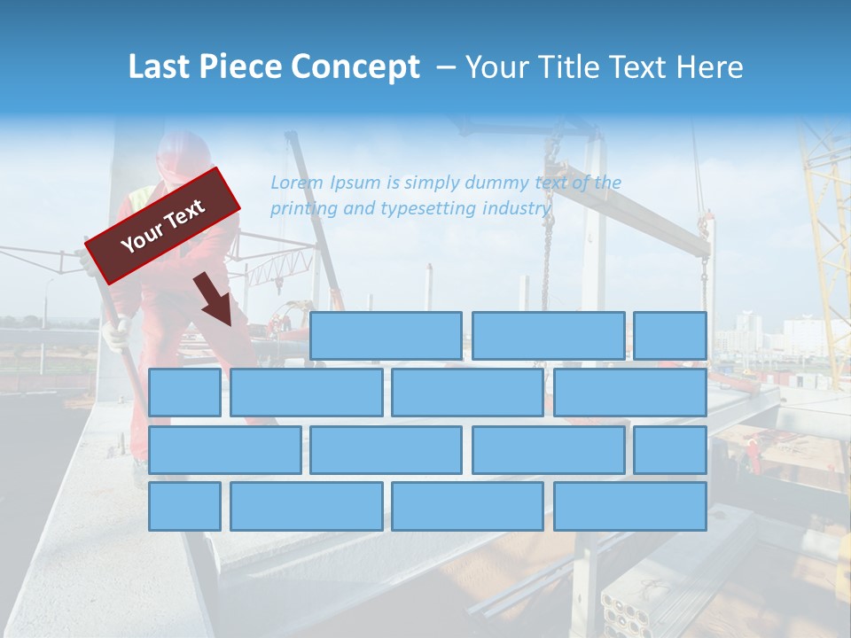 Technology Labourer Frame PowerPoint Template