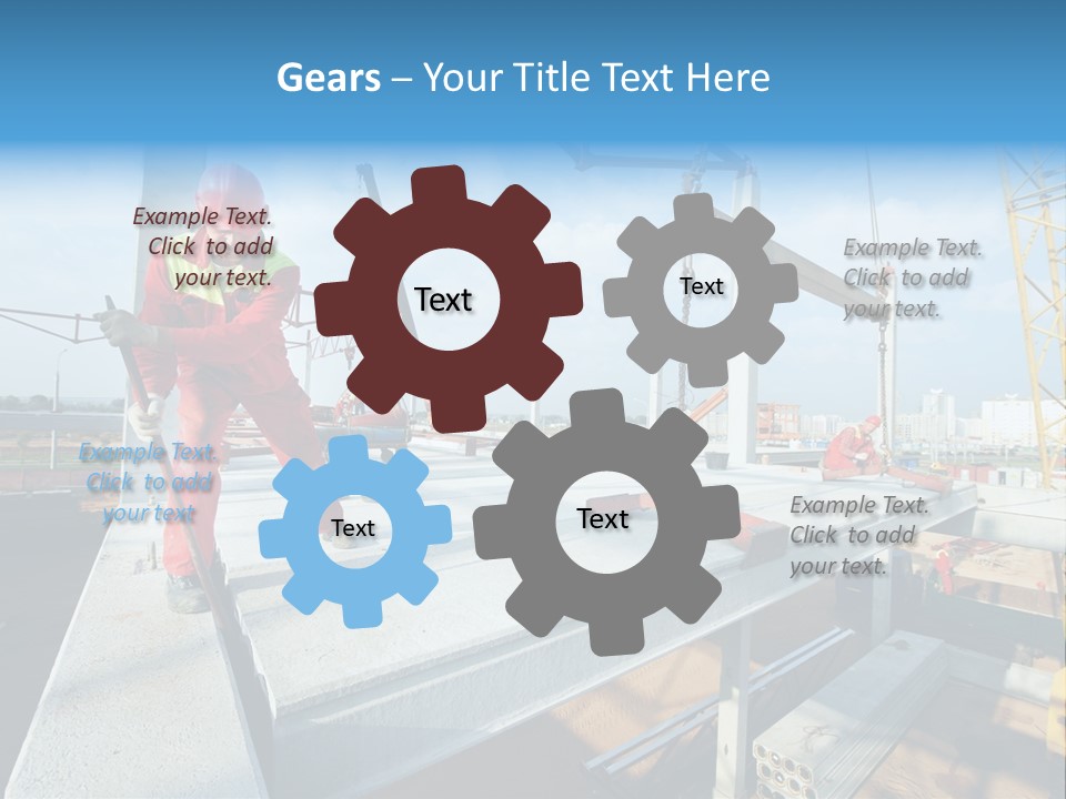 Technology Labourer Frame PowerPoint Template