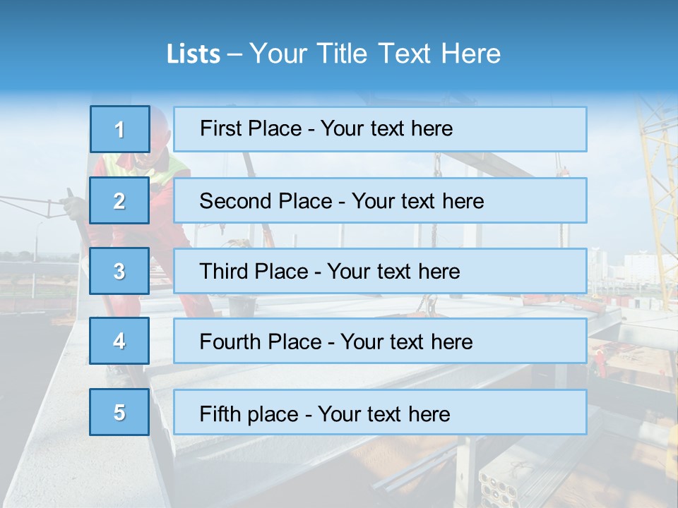 Technology Labourer Frame PowerPoint Template