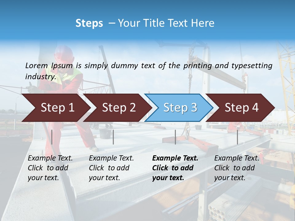Technology Labourer Frame PowerPoint Template
