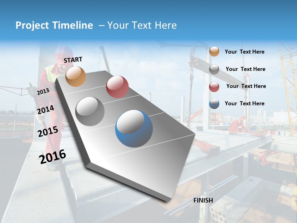 Technology Labourer Frame PowerPoint Template