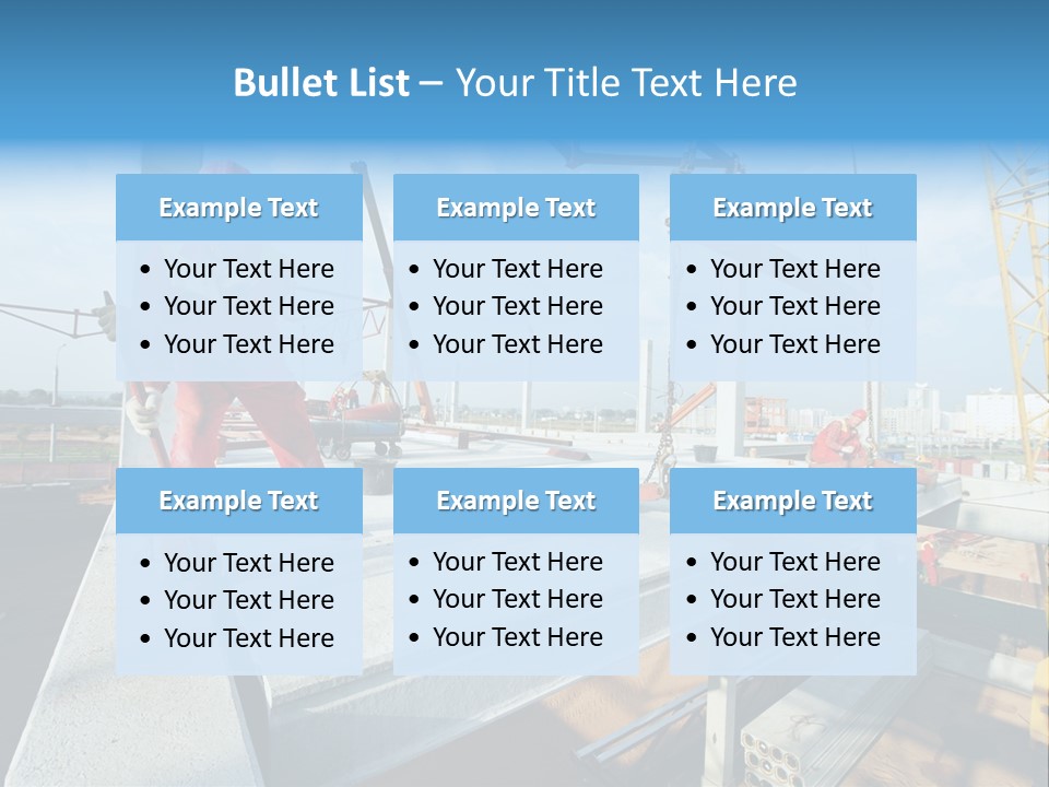 Technology Labourer Frame PowerPoint Template