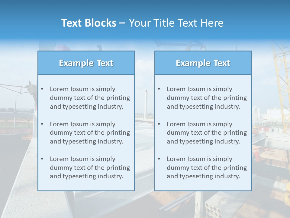 Technology Labourer Frame PowerPoint Template