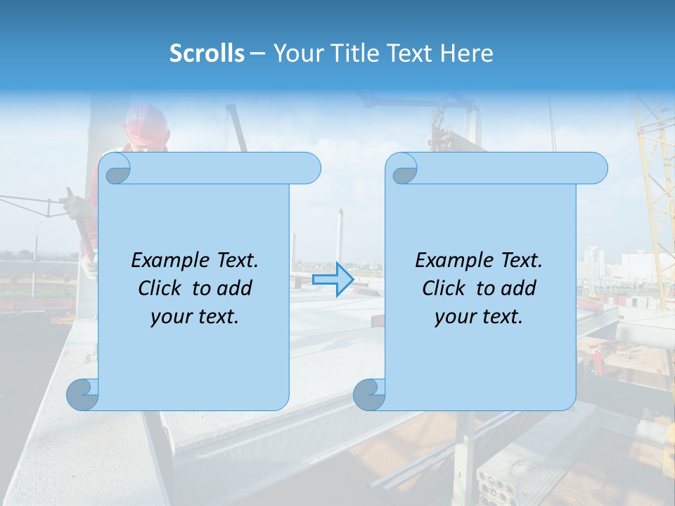 Technology Labourer Frame PowerPoint Template