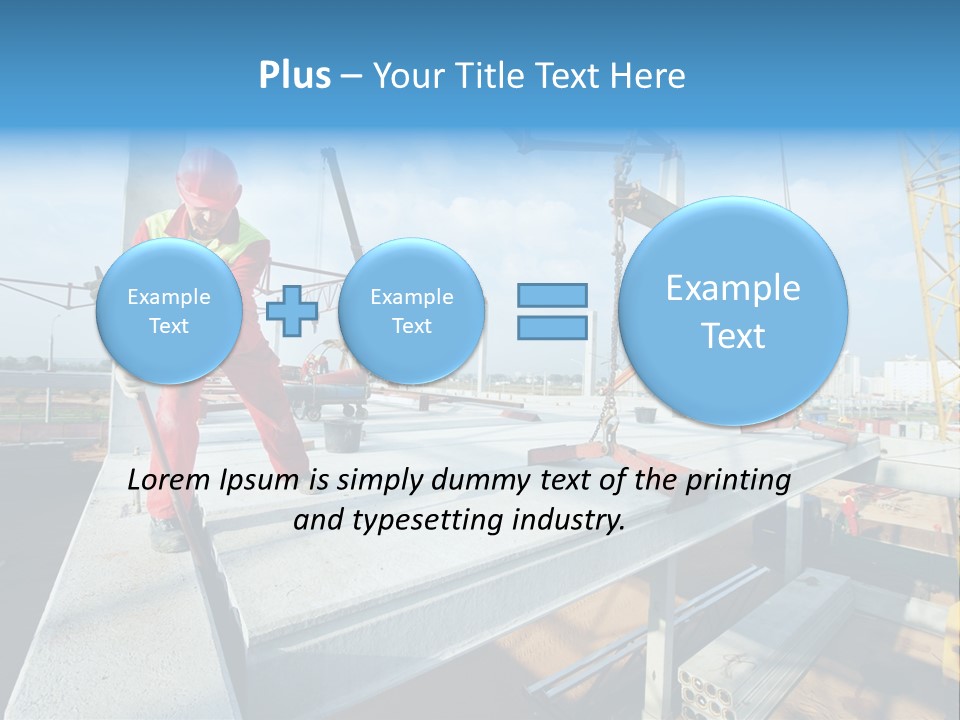 Technology Labourer Frame PowerPoint Template